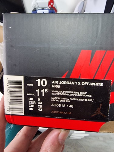 Nike jordan high off - 1, x